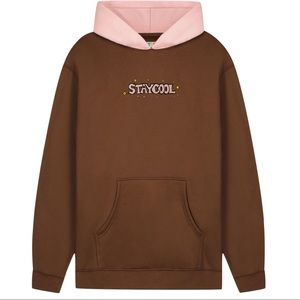 STAYCOOL NYC Hoodie Medium in sparkle chocolate